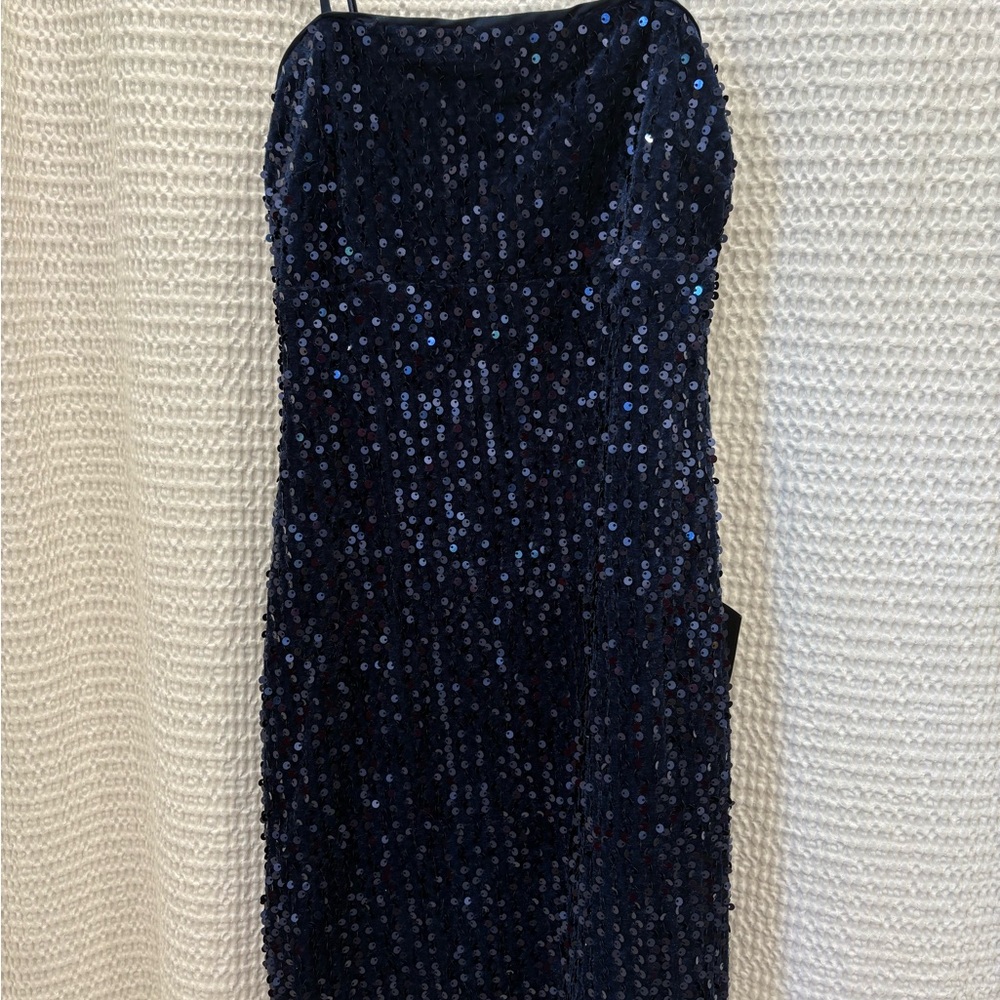 💙BRAND NEW💙Lulu's Blue Sequin Mini Cocktail Dress